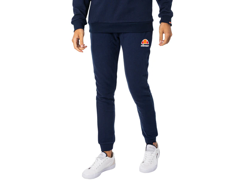 Ellesse Men's Ovest Logo Joggers / Tracksuit Pants - Navy