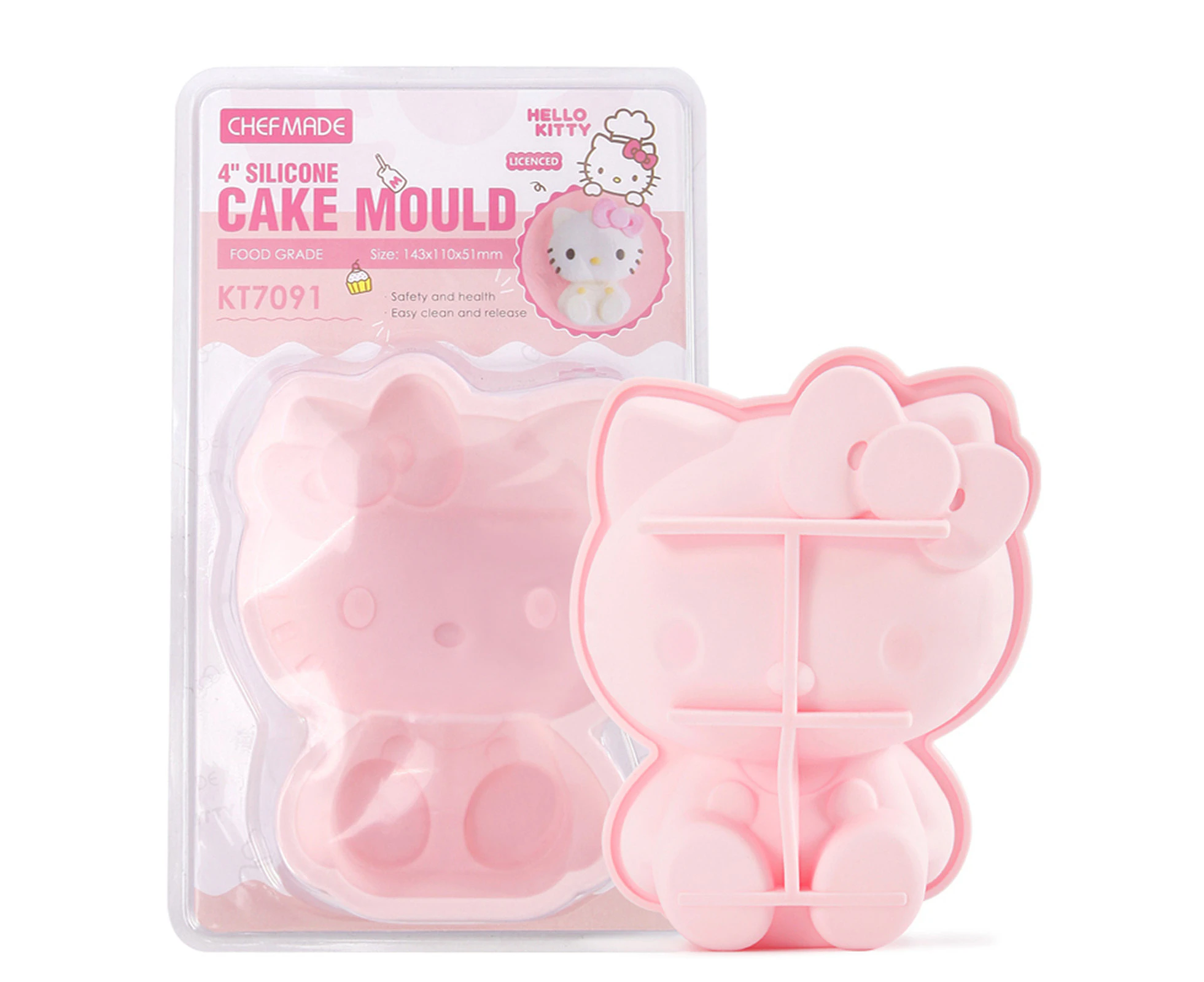 Chefmade x Sanrio Hello Kitty Silicone Cake Mould 10CM