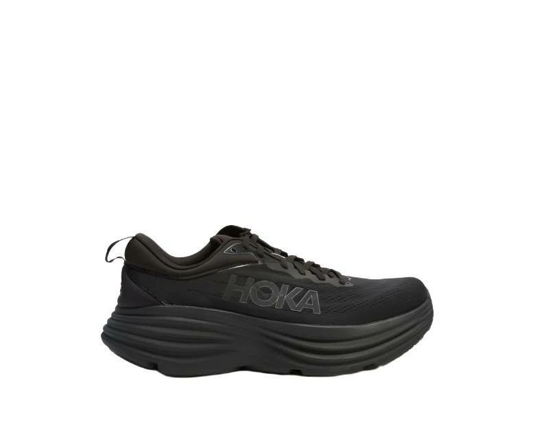 HOKA Mens Bondi 8 Running Shoes - Black/Black