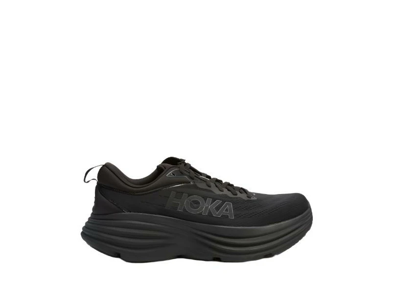 HOKA Mens Bondi 8 Running Shoes - Black/Black