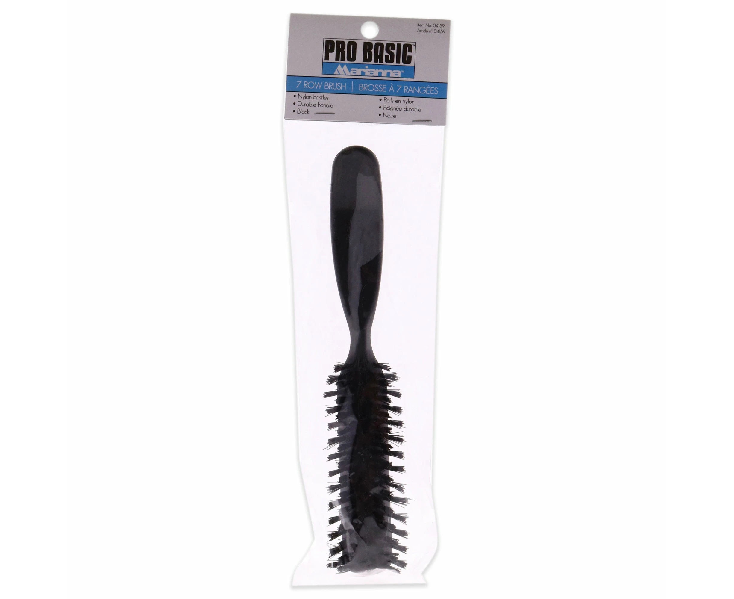 Pro Basic 7 Row Brush by Marianna for Unisex - 1 Pc Hair Brush