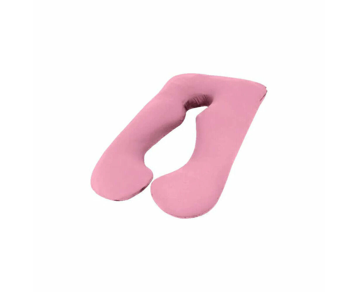 Pregnancy Maternity Sleeping Body Pillow Support - Pink