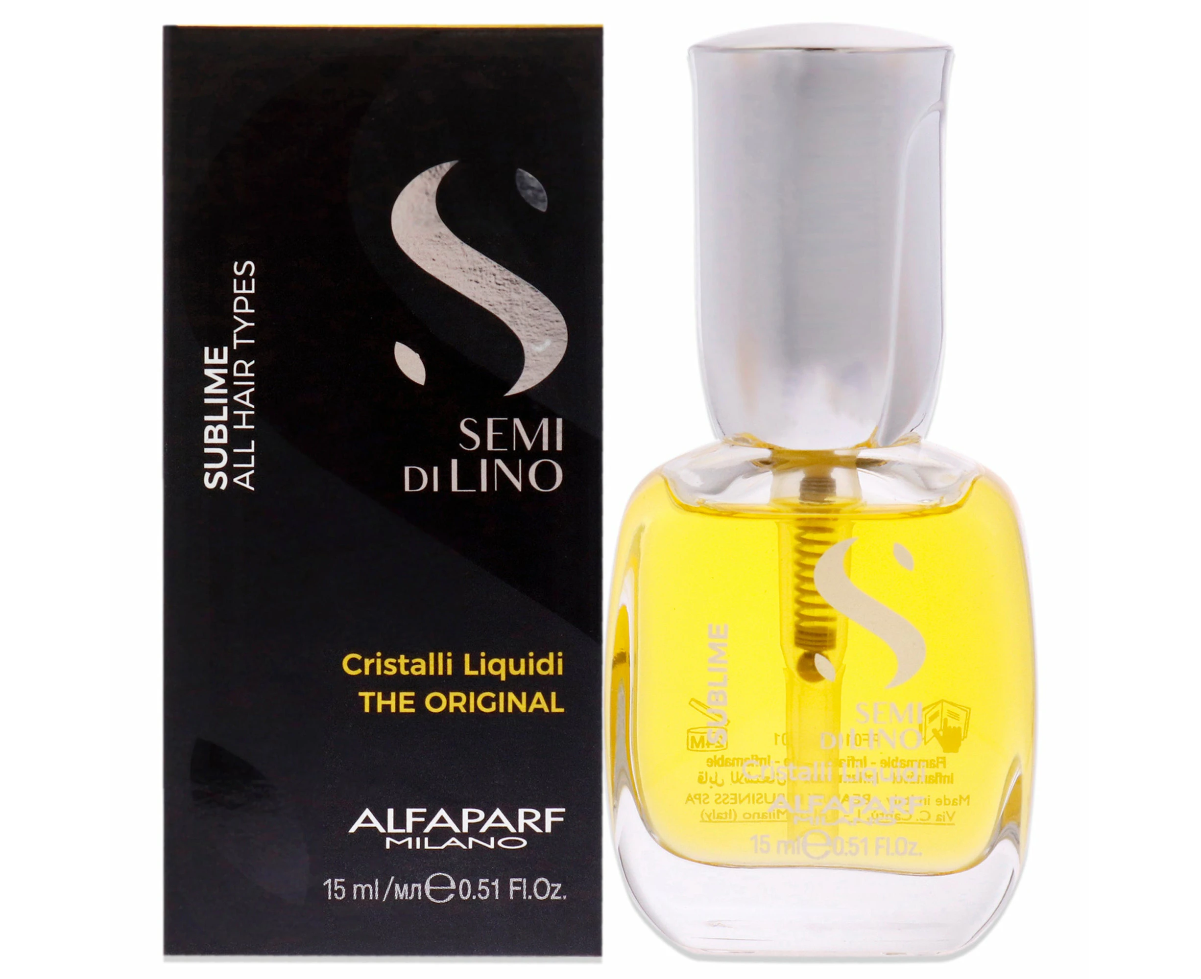 Sublime Cristalli Liquidi The Original by Alfaparf Milano for Unisex - 0.51 oz Serum