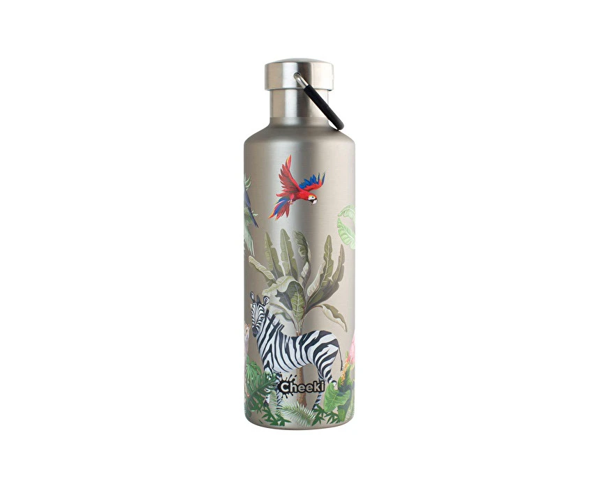 Cheeki Insulated Bottle Classic 3D Jungle 600ml