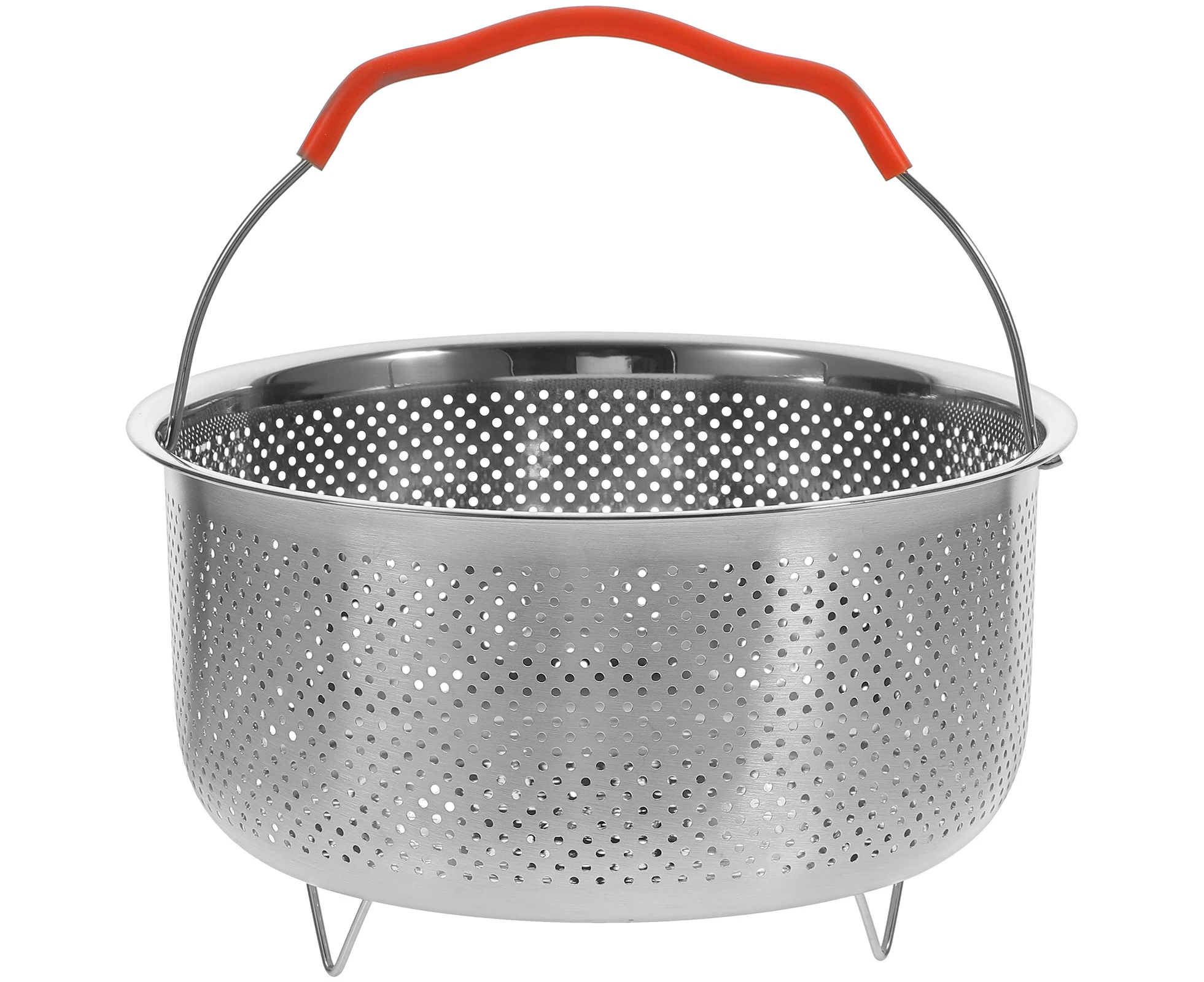 Electric Cooker Steamer Rice Cooker Steamer Metal Steamer Basket Food Steaming Stand with Handle