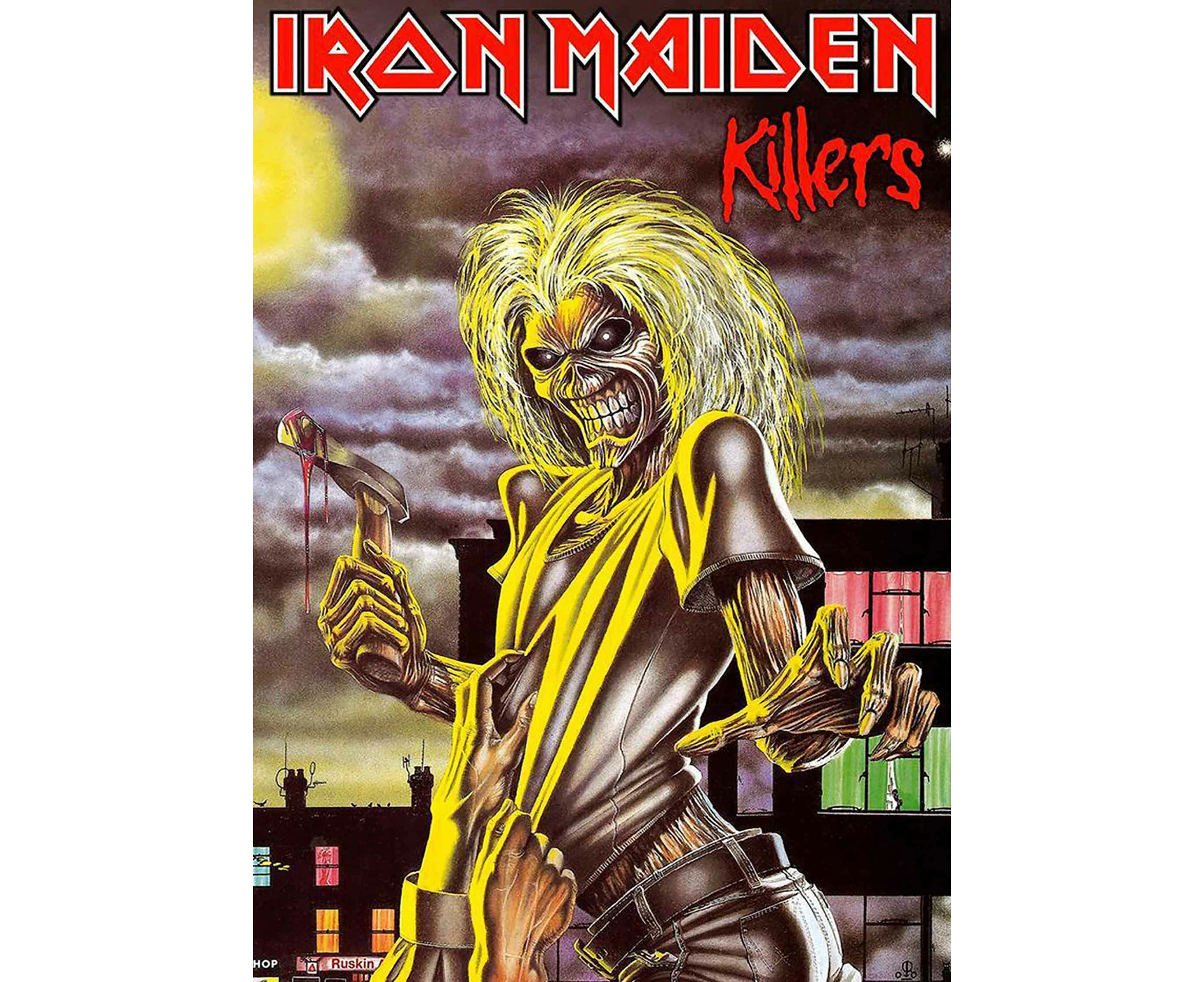 Iron Maiden Poster Textile Flag Killers Album Cover Official  70Cm X 106Cm