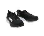 HOKA Mens Bondi 8 Running Shoes - Black/White