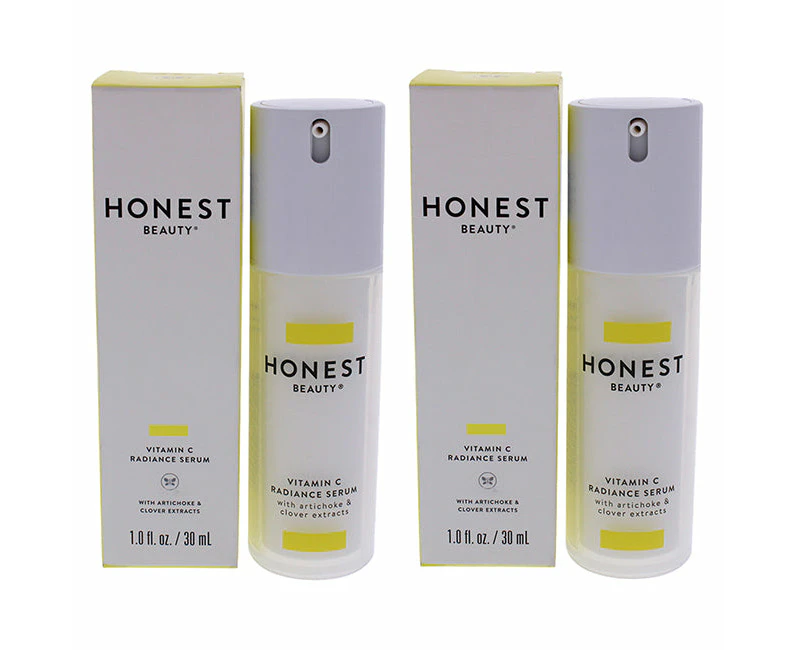 Vitamin C Radiance Serum by Honest for Women - 1 oz Serum - Pack of 2