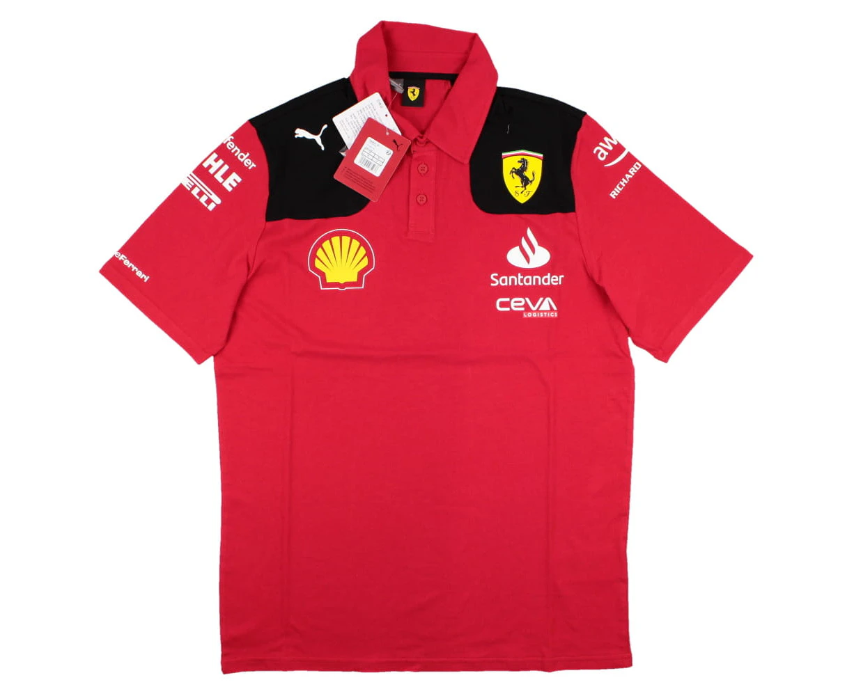 2023 Ferrari Team Polo Shirt (Red)