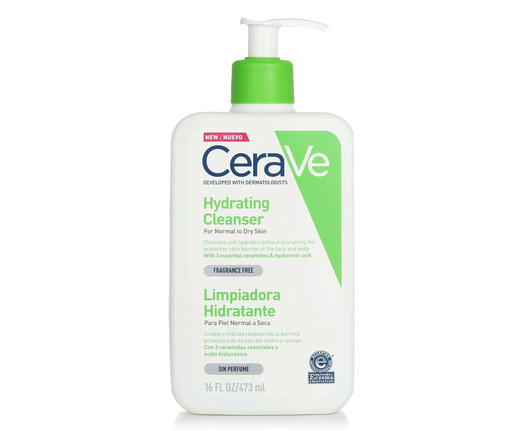 CeraVe Hydrating Cleanser For Normal to Dry Skin (Packaging Random Pick)  473ml/16oz