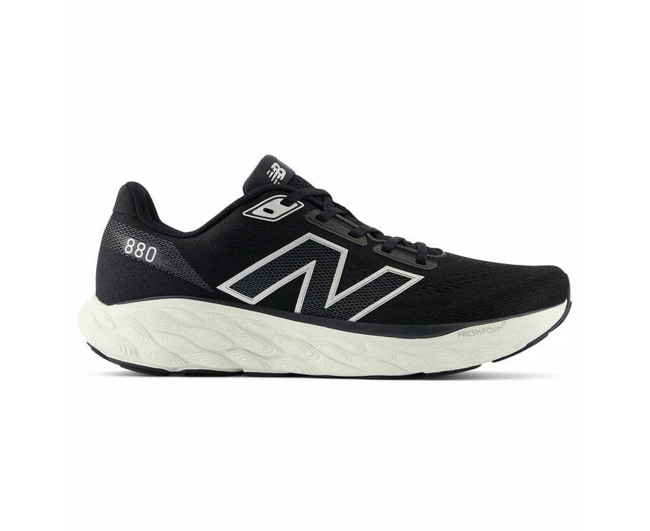 New Balance Mens Fresh Foam 880 V14 Running Shoes - Black/White