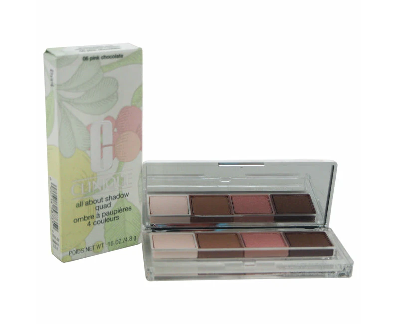 All About Shadow Quad - 06 Pink Chocolate by Clinique for Women - 0.16 oz Eye Shadow