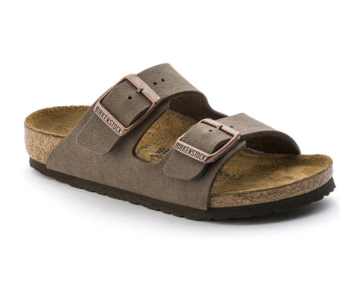 Birkenstock Kids Arizona Birko-Flor Birkibuc Narrow Fit Sandal Mocca - Mocca