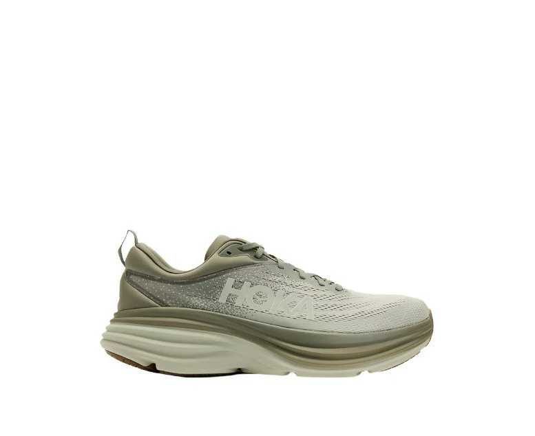 HOKA Mens Bondi 8 Running Shoes - Slate/Barley