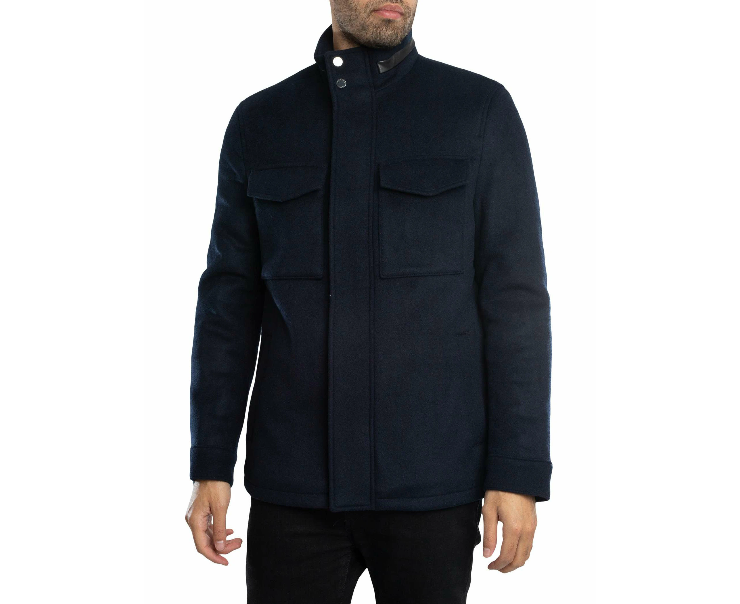 Ted Baker Men's Knowl Funnel Neck Field Jacket - Blue