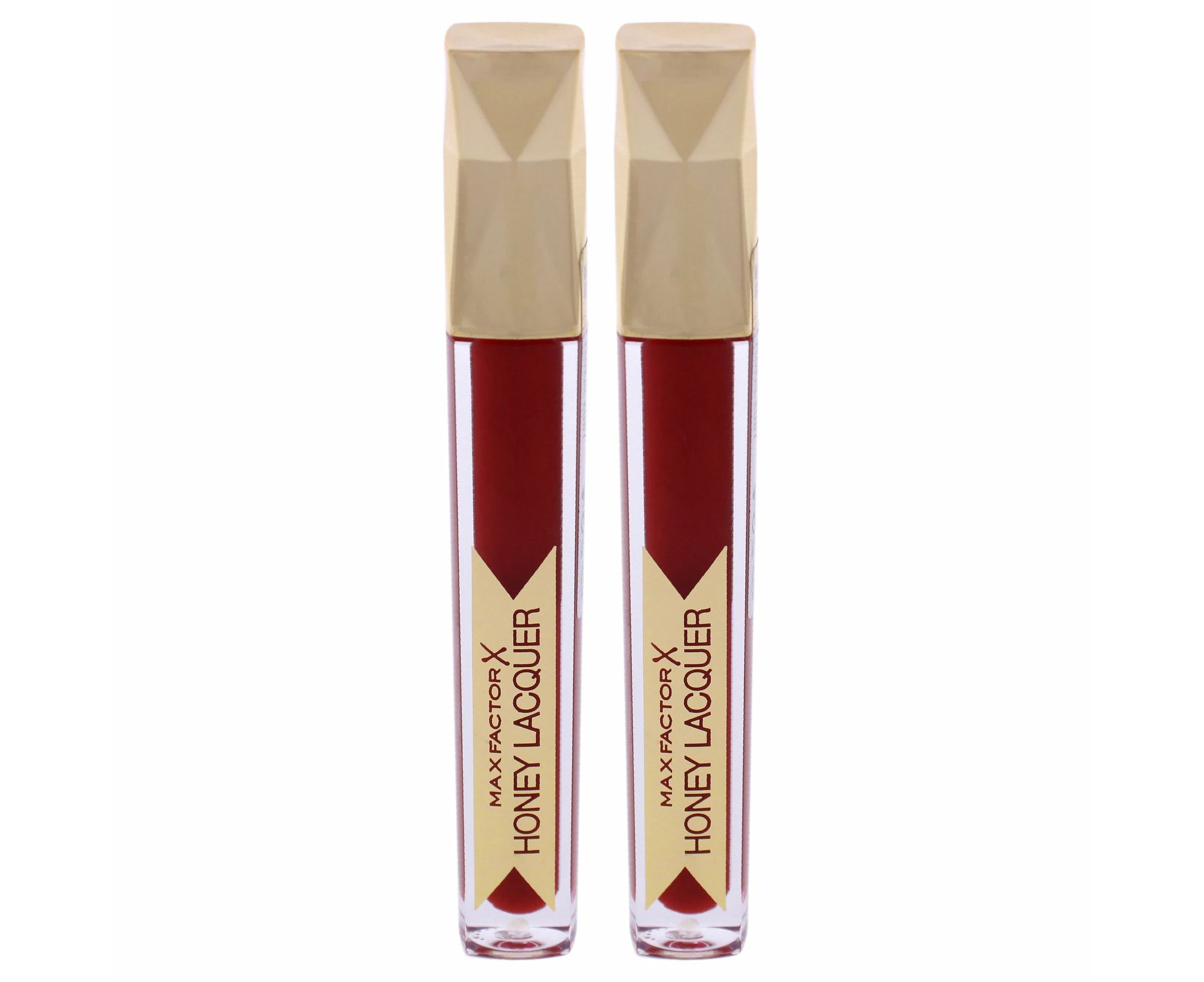 Color Elixir Honey Lacquer - 25 Floral Ruby by Max Factor for Women - 0.12 oz Lipstick - Pack of 2