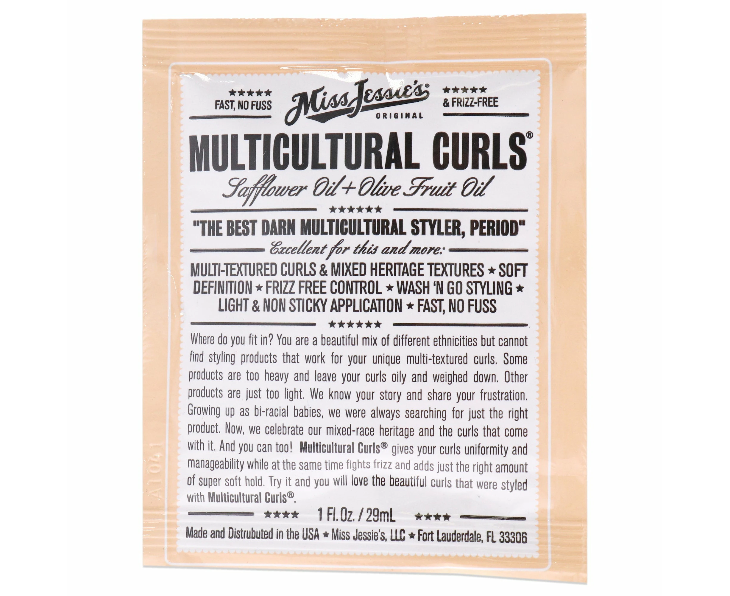 Multi Cultural Curls by Miss Jessies for Unisex - 1 oz Cream