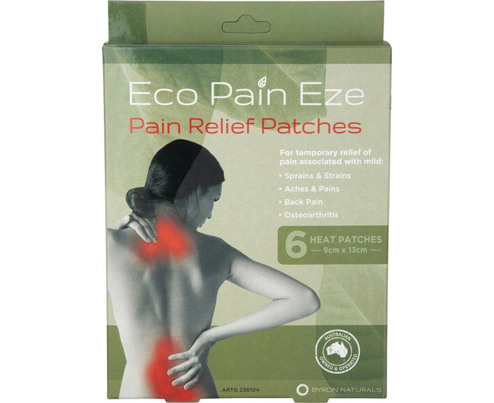 Eco Pain Heat Patches, 6 Piece