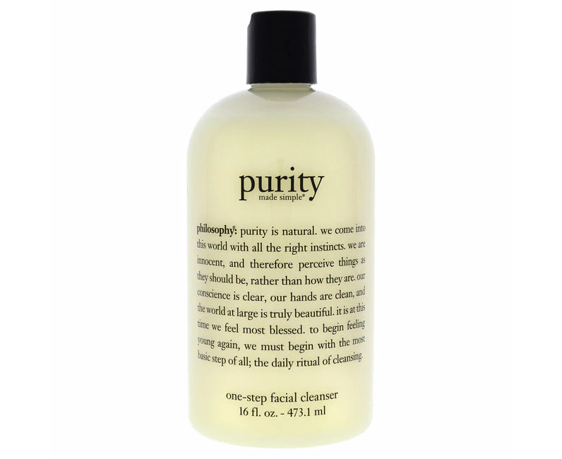 Philosophy Purity Made Simple One Step Facial Cleanser by Philosophy for Unisex - 16 oz Cleanser