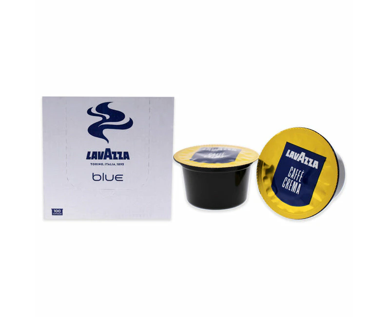 Blue Coffe Cream Roast Ground Coffee Pods by Lavazza for Unisex - 100 Pods Coffee