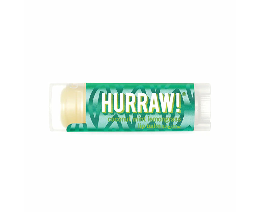 Hurraw! Lip Balm Pitta (Coconut, Mint & Lemongrass) 4.3g