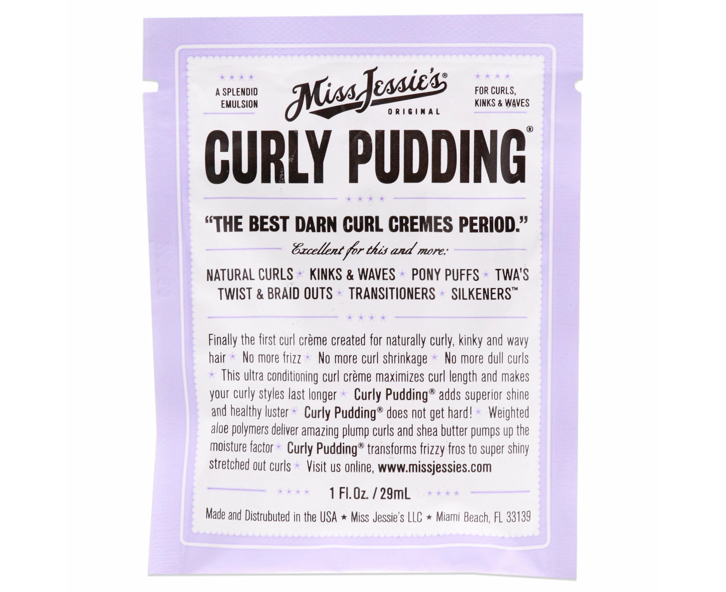 Curly Pudding by Miss Jessies for Unisex - 1 oz Cream