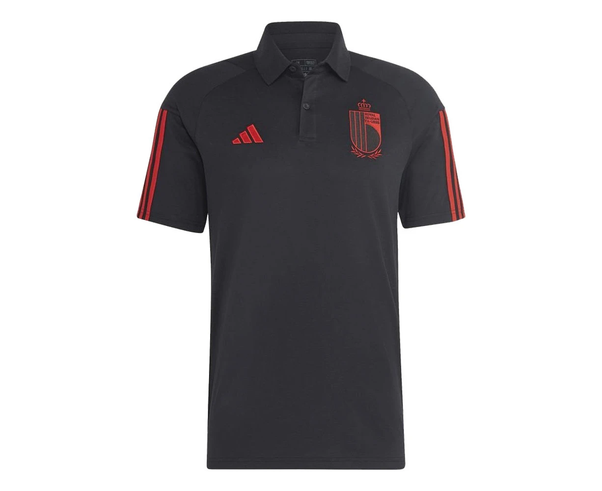 2022-2023 Belgium Polo Shirt (Black)