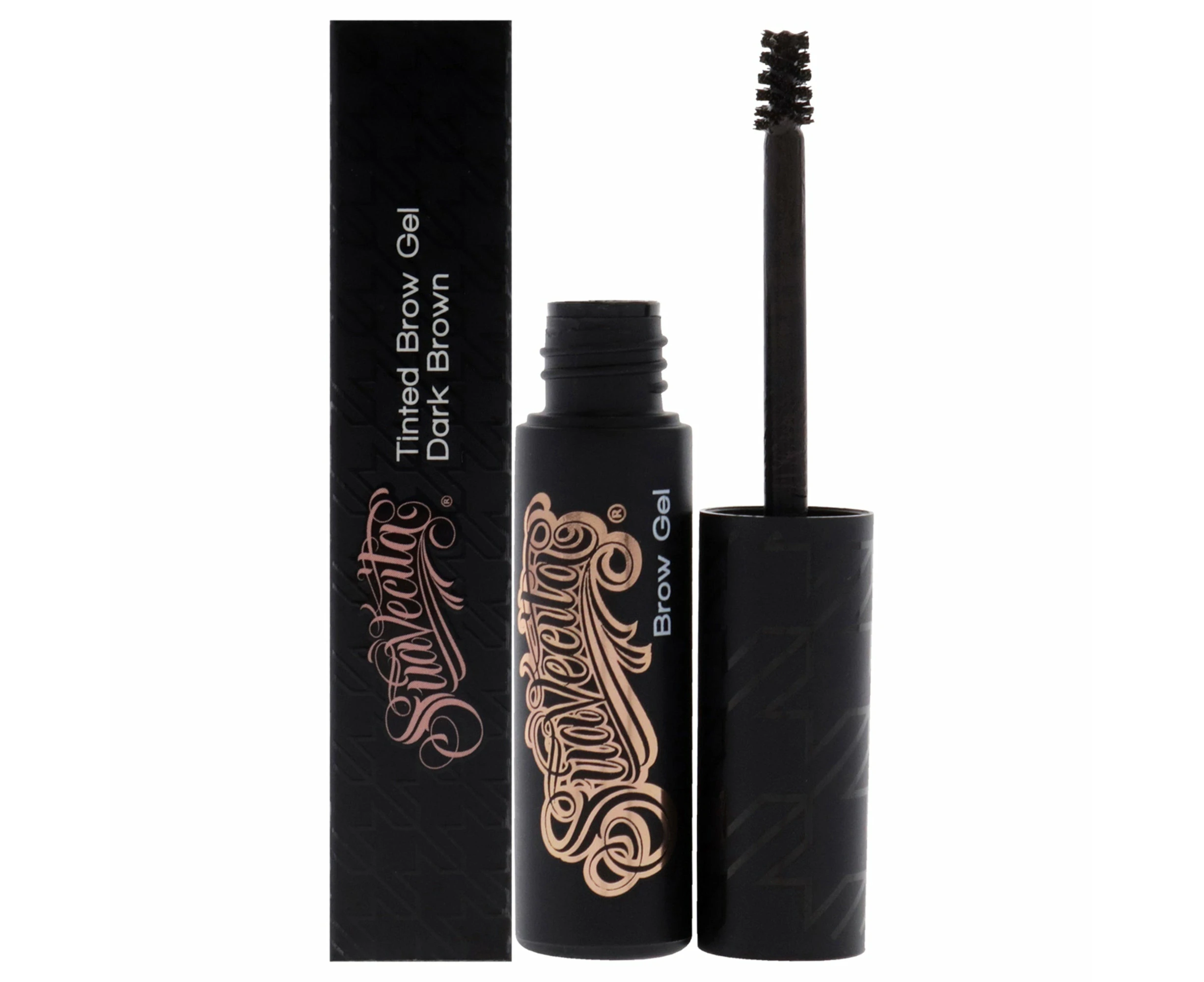 Tinted Brow Gel - Dark Brown by Suavecito for Women - 0.25 oz Eyebrow Gel