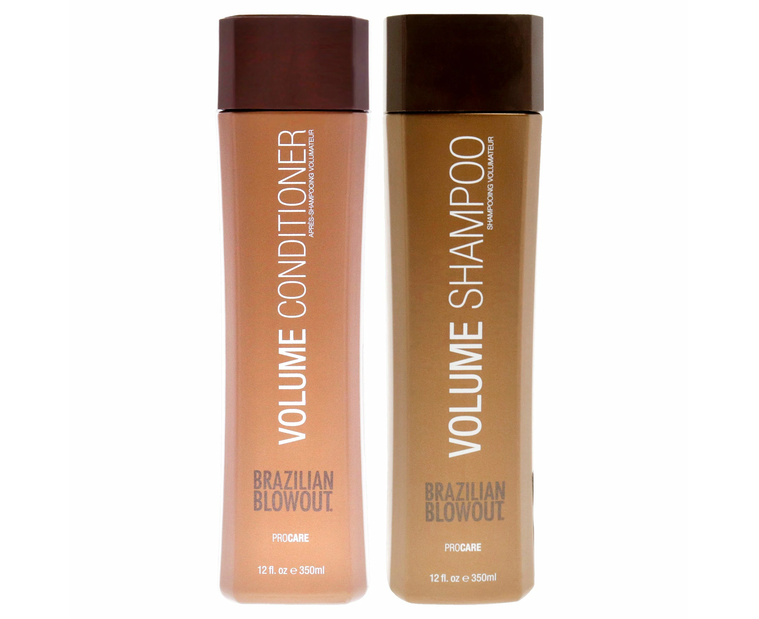 Brazilian Blowout Volume Shampoo and Conditioner Kit by Brazilian Blowout for Unisex - 2 Pc Kit 12oz Shampoo, 12oz Conditioner