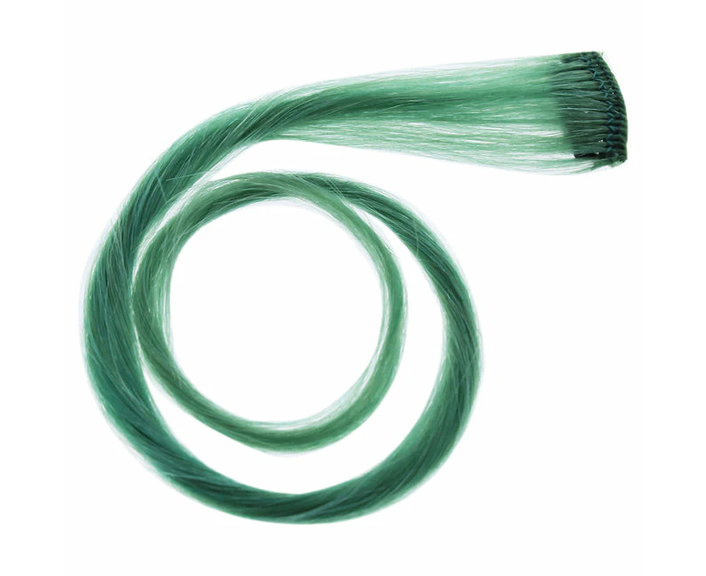 Human Hair Color Strip - Teal by Hairdo for Women - 16 Inch Color Strip