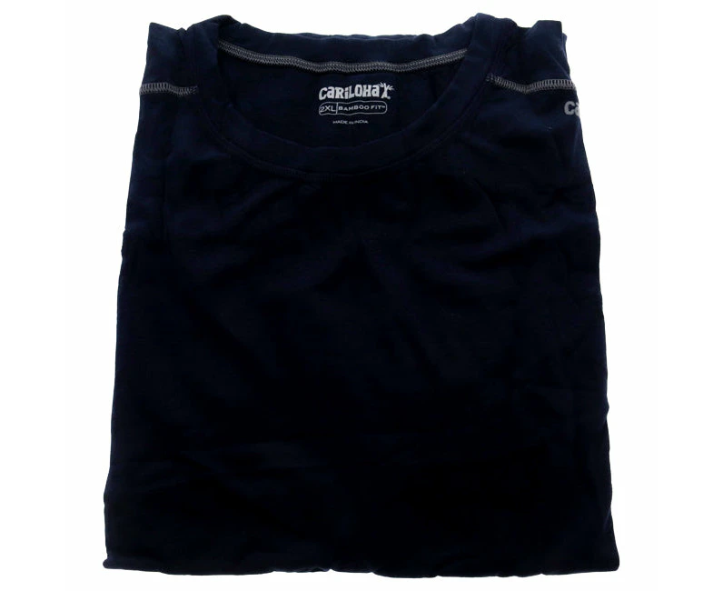 Cariloha Bamboo Athletic Crew T-Shirt - Navy by Cariloha for Men - 1 Pc T-Shirt (2XL)