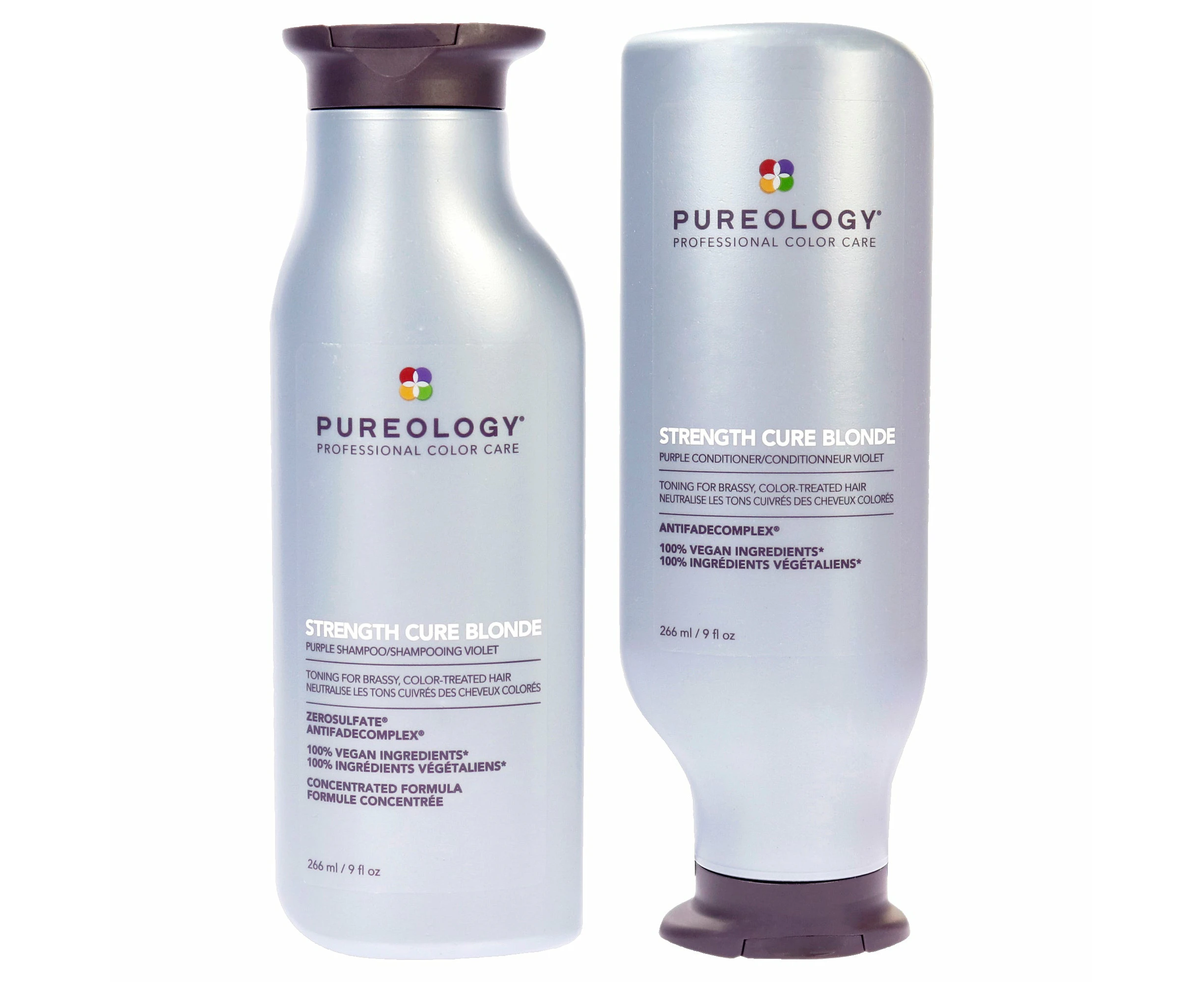 Strength Cure Best Blonde Shampoo and Conditioner Kit by Pureology for Unisex - 2 Pc Kit 9oz Shampoo, 9oz Conditioner