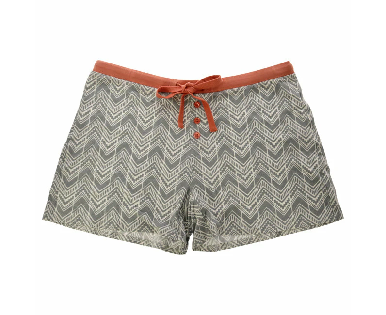 Cariloha Bamboo Sleep Shorts - Tribal Stripe by Cariloha for Women - 1 Pc Short (S)