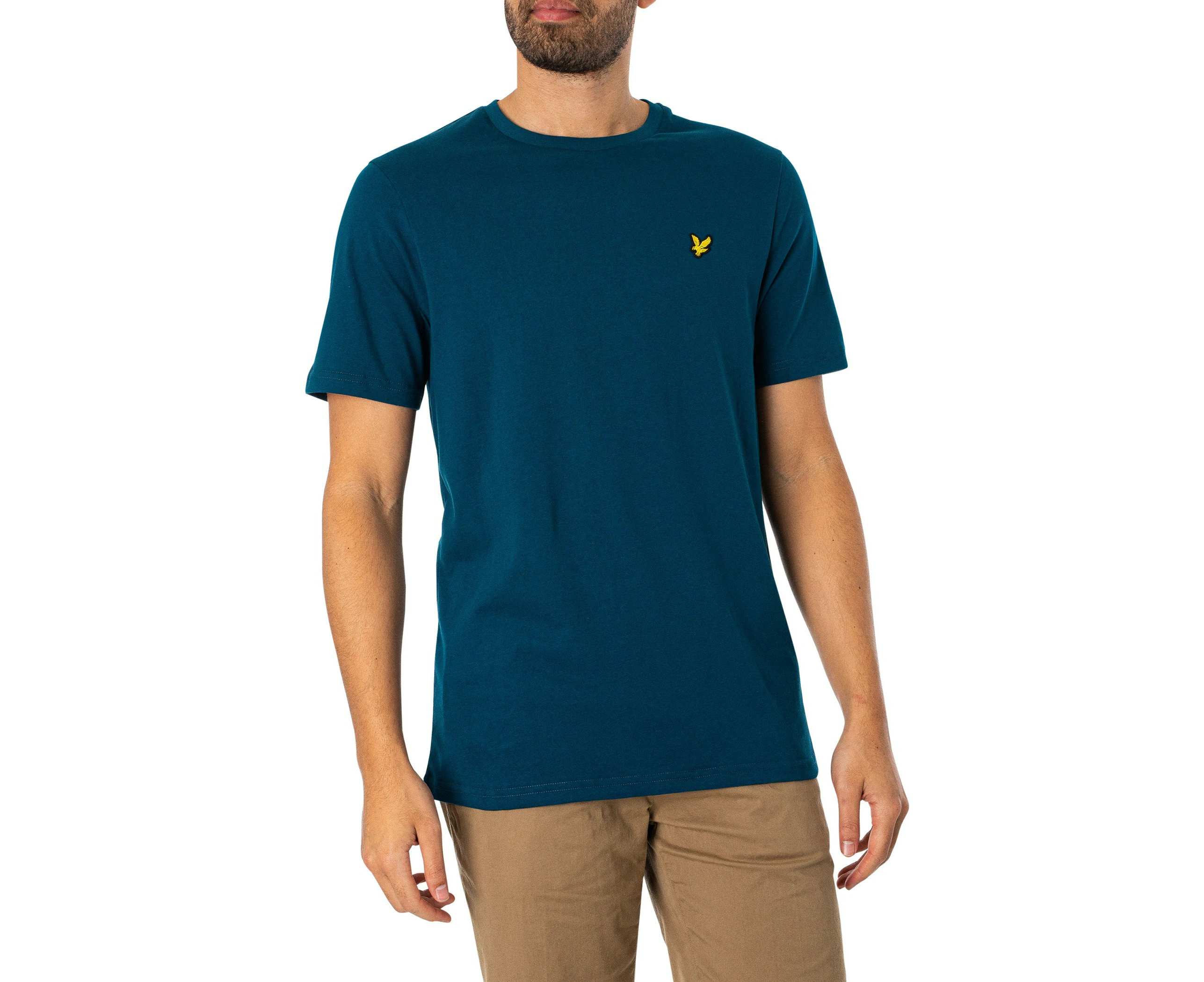 Lyle & Scott Men's Plain T-Shirt - Blue