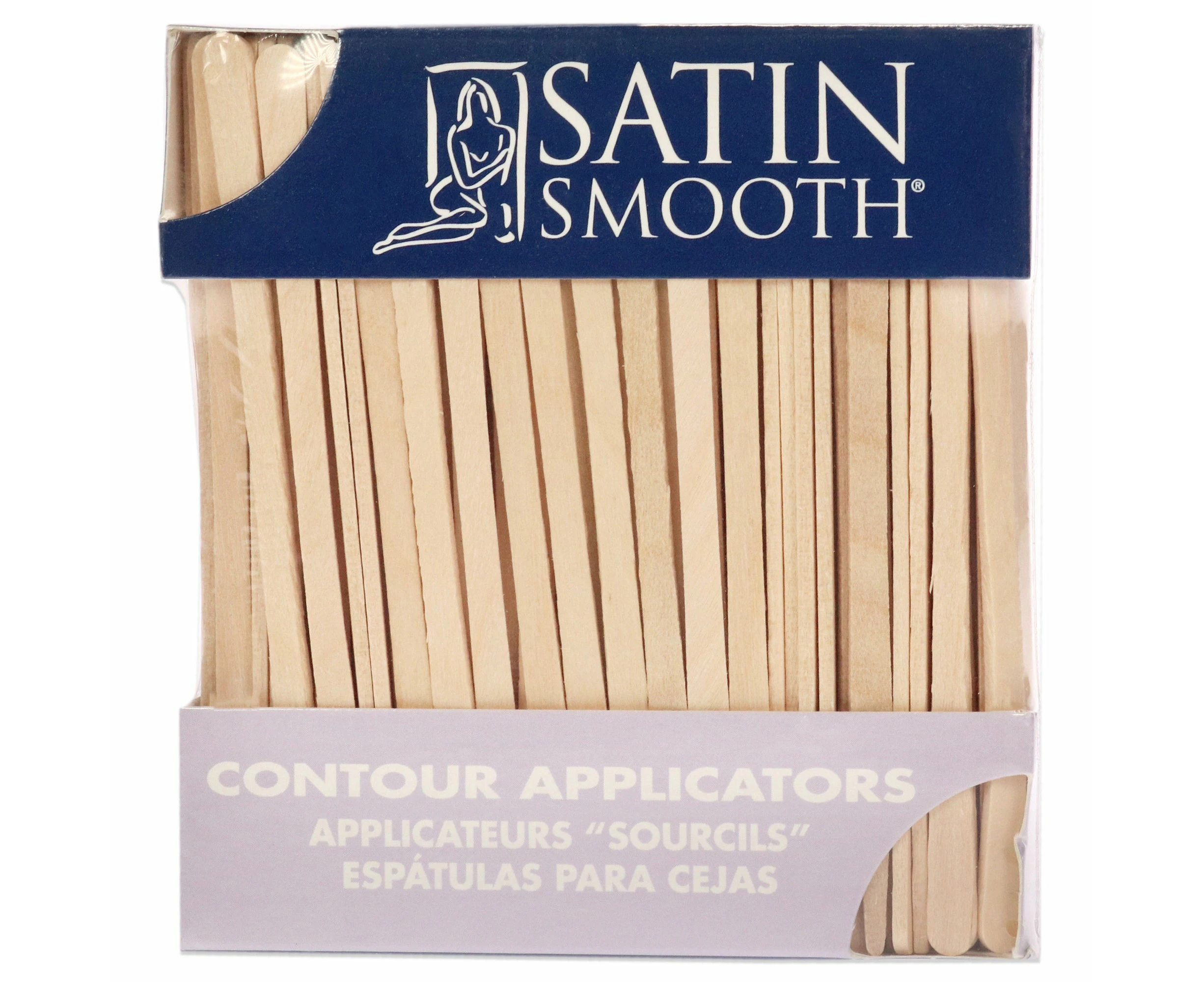 Contour Applicators by Satin Smooth for Women - 200 Pc Sticks