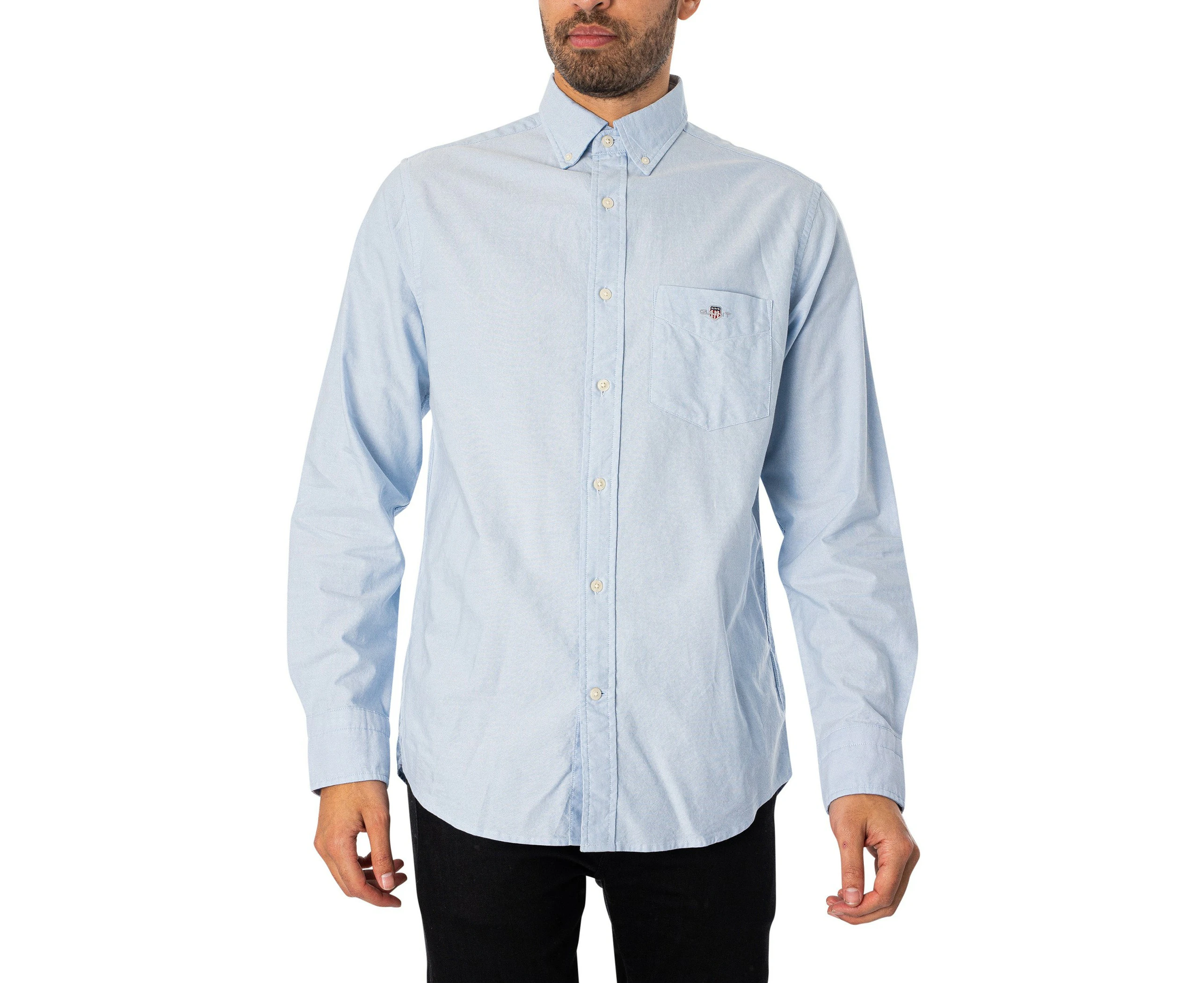 GANT Men's Regular Oxford Shirt - Blue