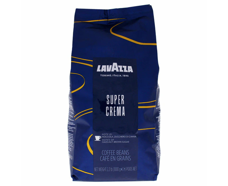 Super Crema Roast Whole Bean Coffee by Lavazza for Unisex - 35.2 oz Coffee