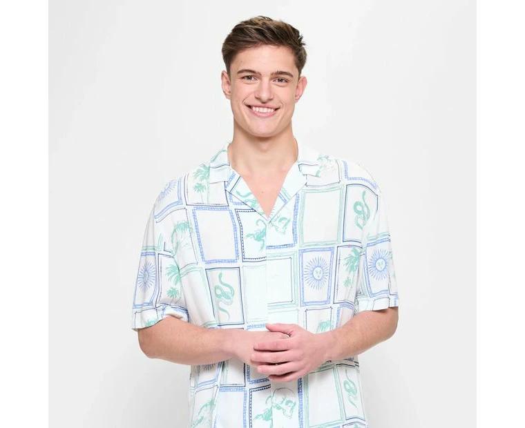 Short Sleeve Print Shirt - Commons