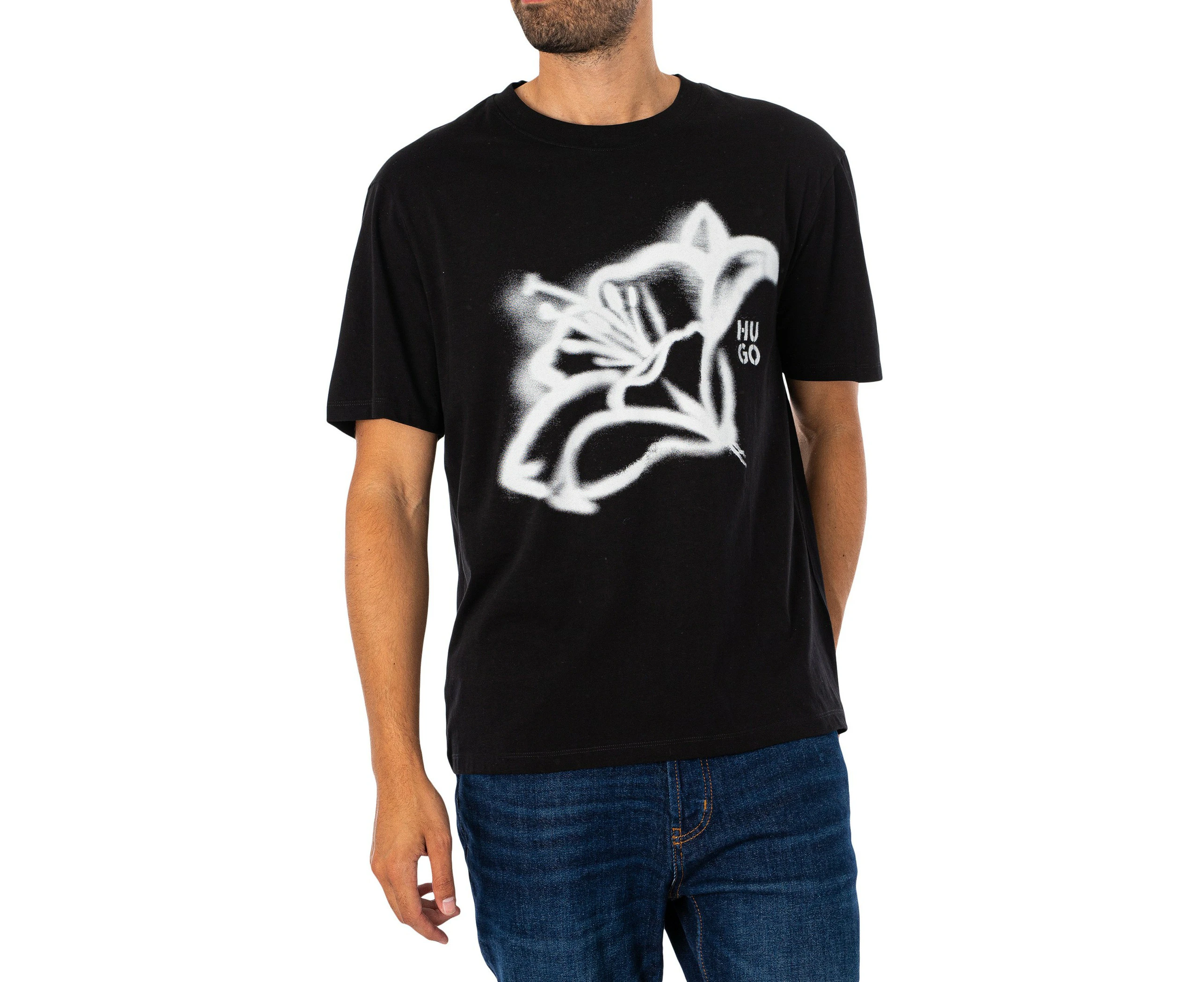 HUGO Men's Dablumo Graphic T-Shirt - Black