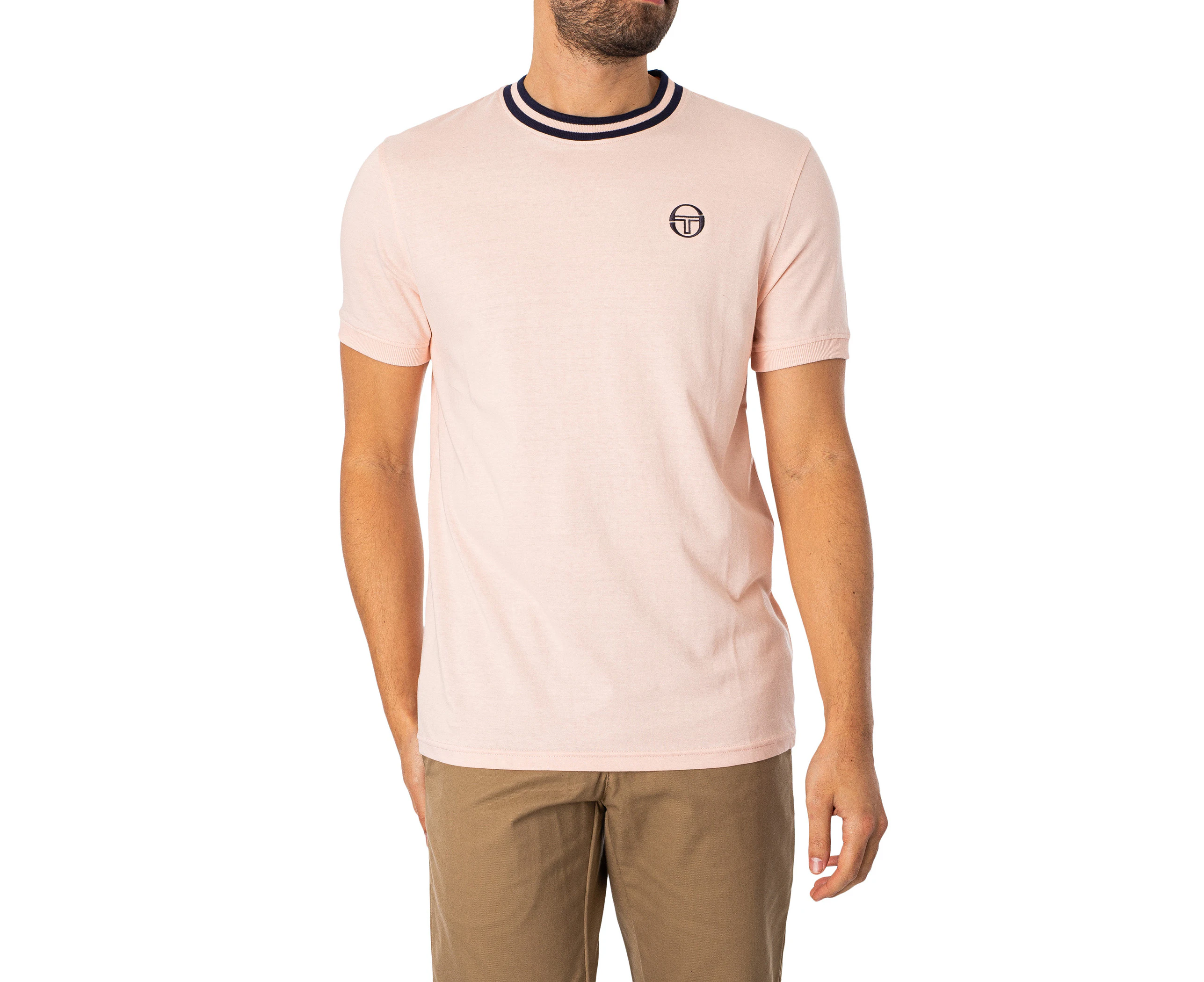 Sergio Tacchini Men's Rainer T-Shirt - Pink