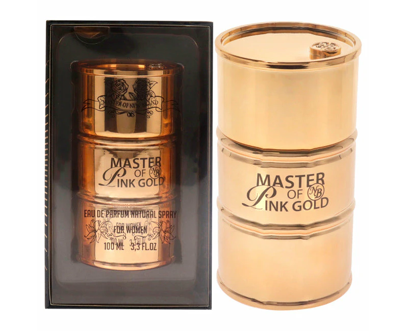 Master of Pink Gold by New Brand for Women - 3.3 oz EDP Spray