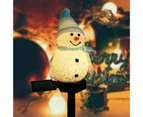 3 Pack Solar Christmas Snowman Lights, Solar Christmas Pathway Lights, Outdoor Christmas Decorations