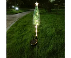 Solar Christmas Tree Lights, Christmas Solar Landscape Path Lights, Christmas Decoration