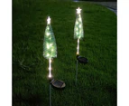 Solar Christmas Tree Lights, Christmas Solar Landscape Path Lights, Christmas Decoration