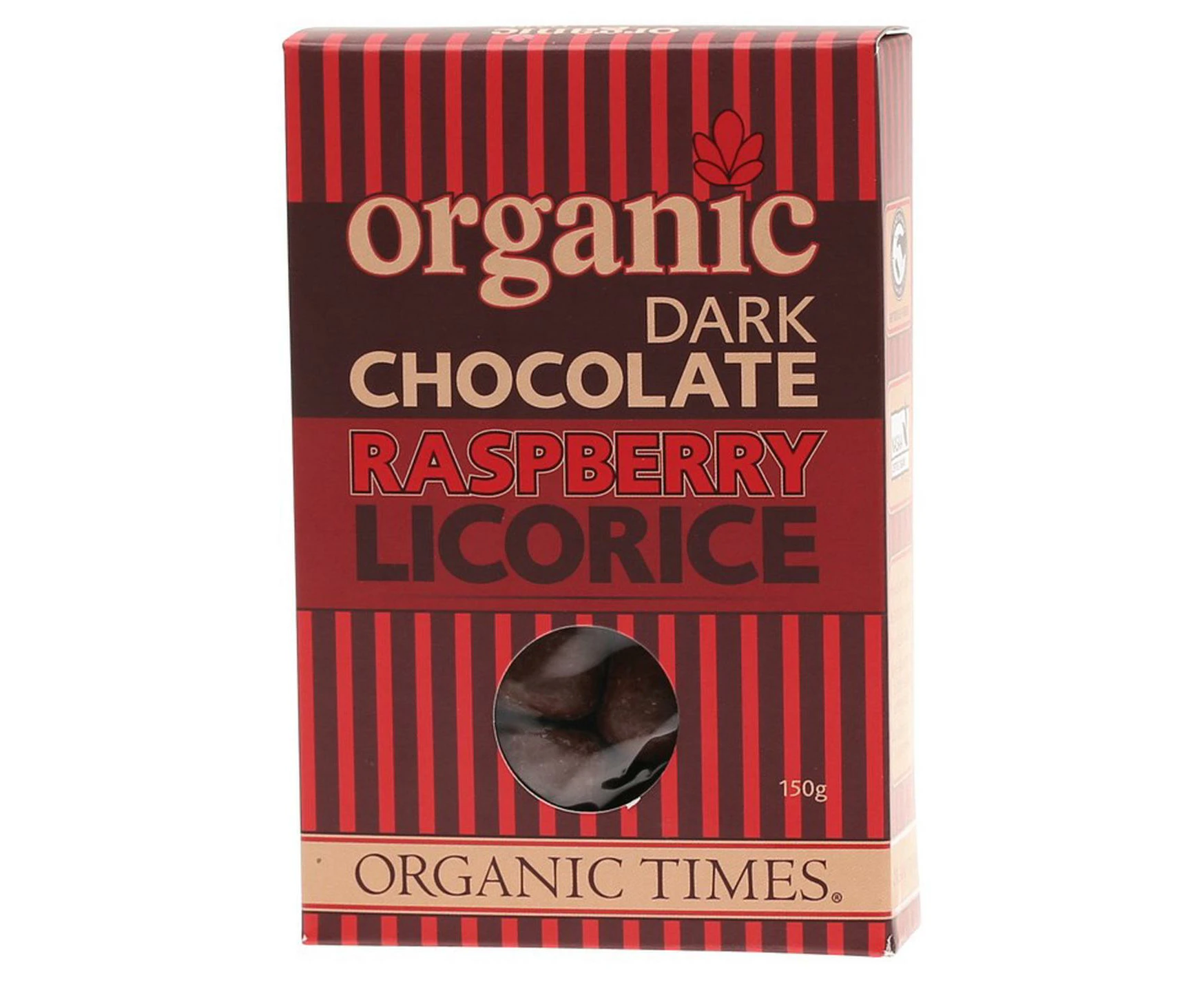 Organic Dark Chocolate (Raspberry Licorice) - 150g