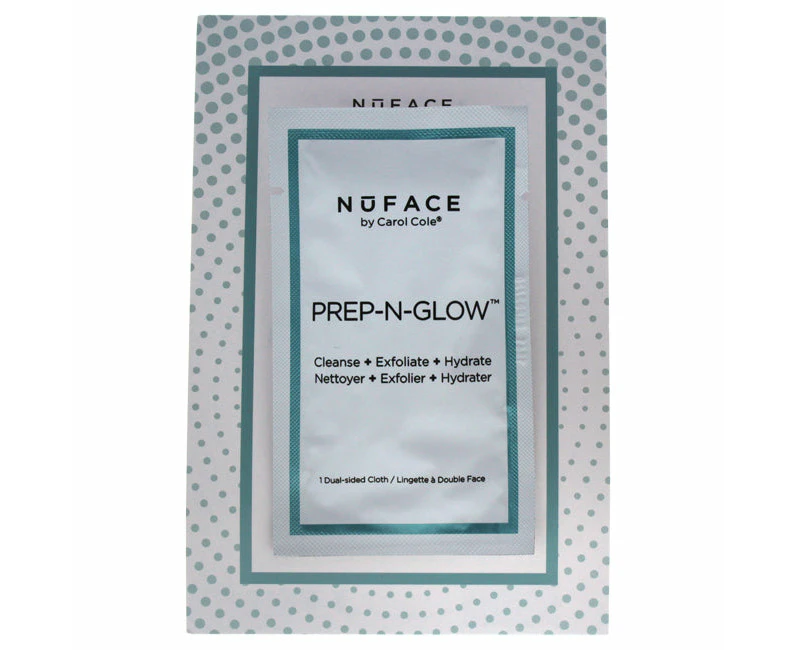 Prep-N-Glow Textured Cleansing Cloth by NuFace for Women - 1 Pc Cloths Variant Size Value 1 Pc