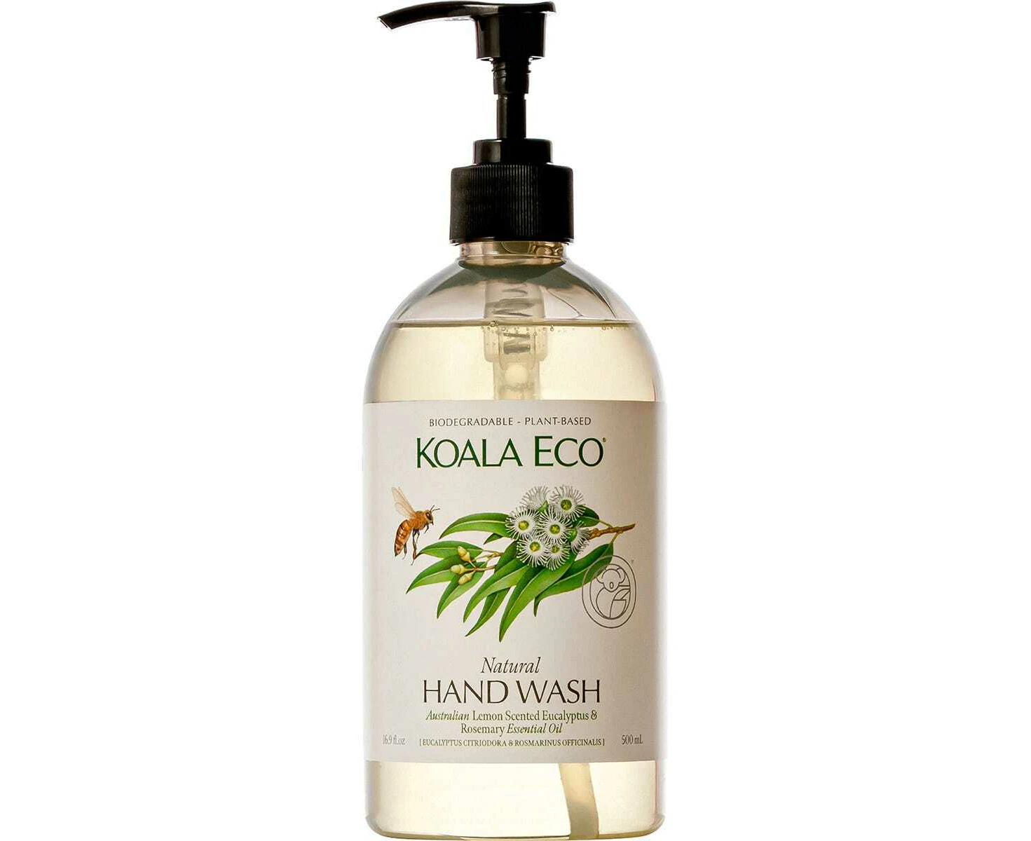 Natural Hand Wash - Eucalyptus & Rosemary 500ml