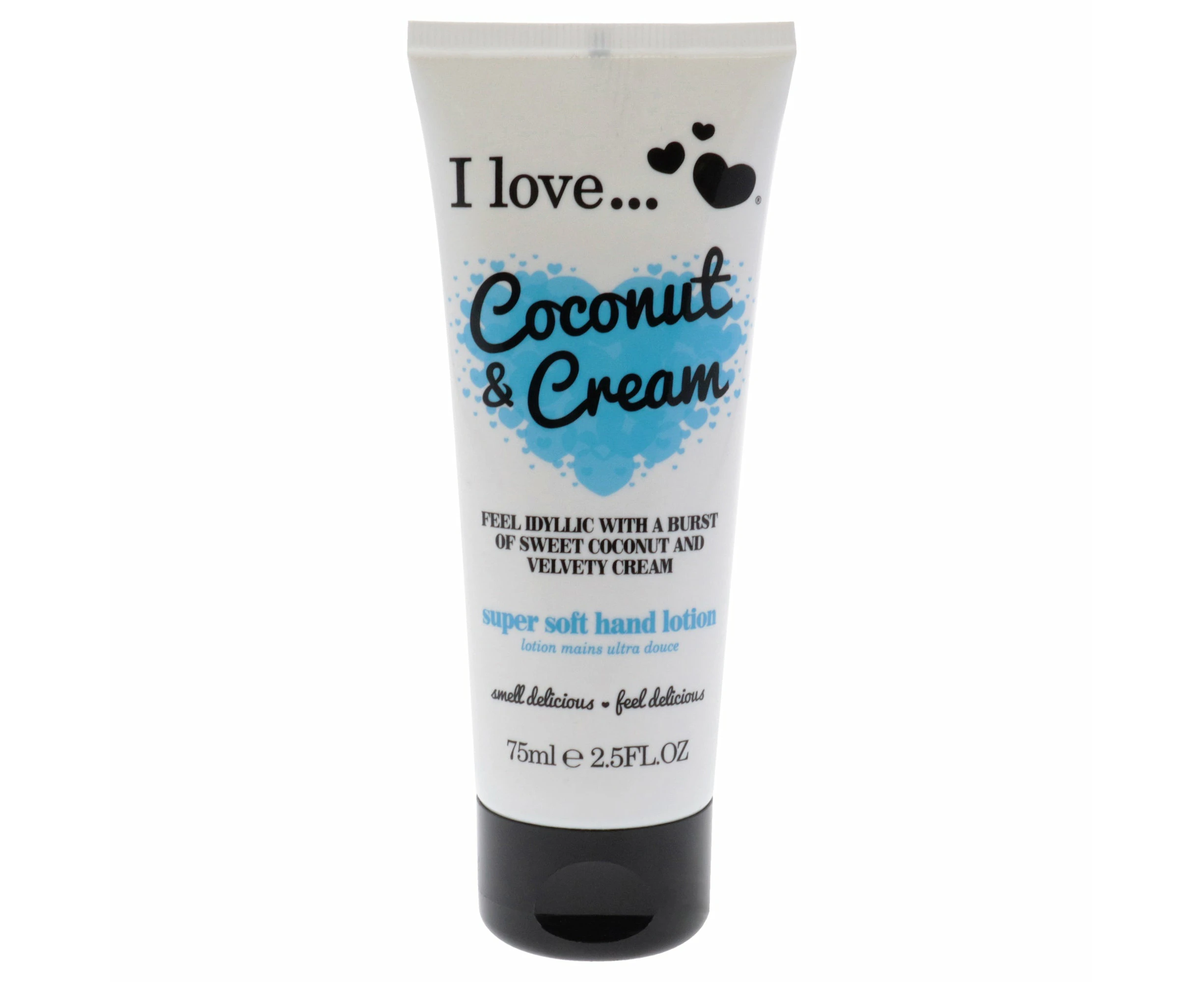 Super Soft Hand Lotion - Coconut and Cream by I Love Cosmetics for Women - 2.5 oz Lotion