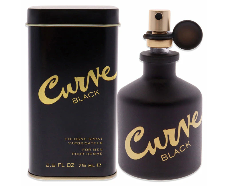 Liz Claiborne Curve Black For Men 2.5 oz Cologne Spray Variant Size Value 2.5 oz