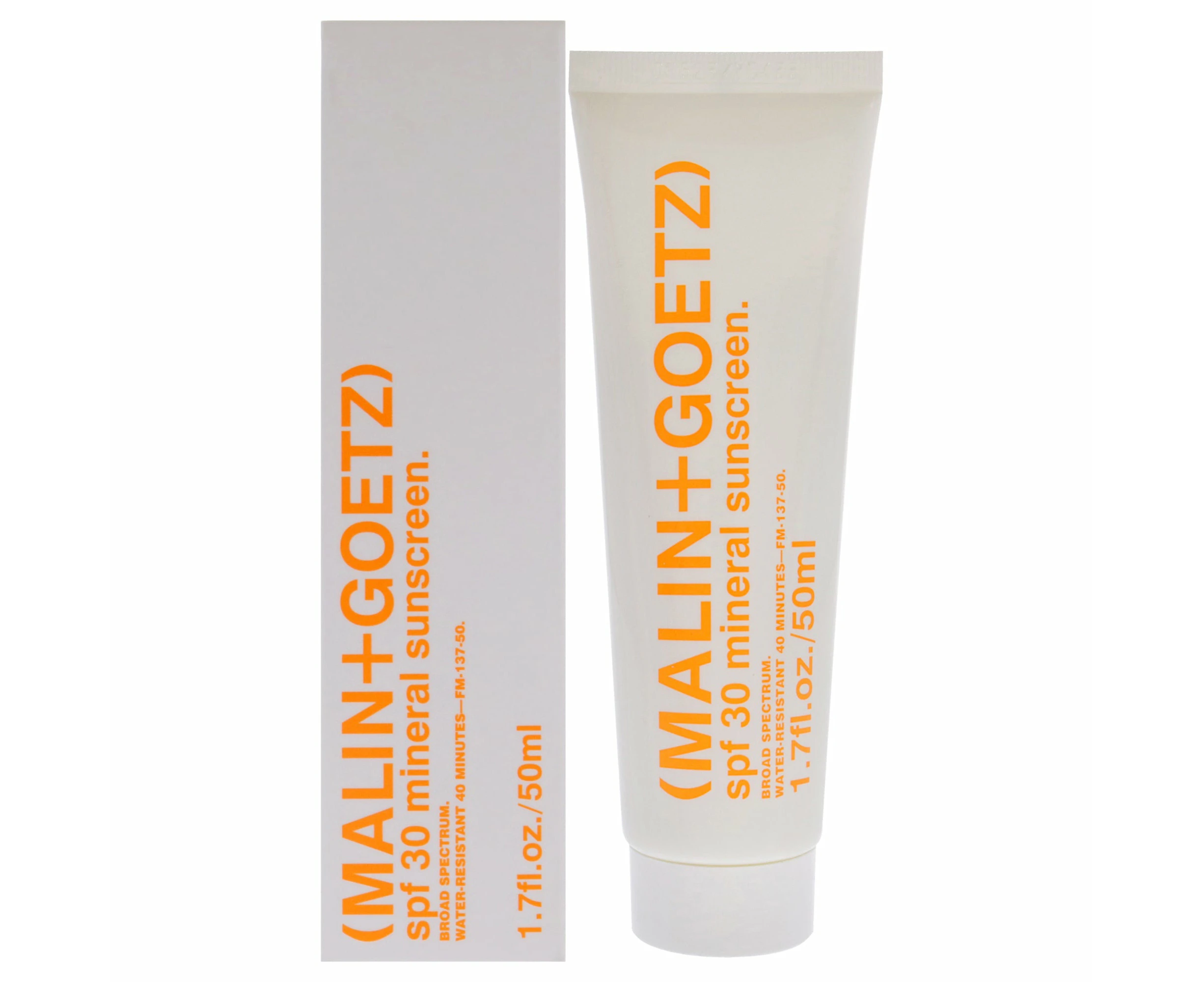 MALIN+GOETZ Mineral Sunscreen SPF 30 by Malin + Goetz for Unisex - 1.7 oz Sunscreen